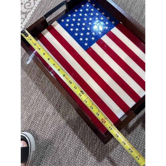 American Flag lazy Susan - Picture 2 of 8